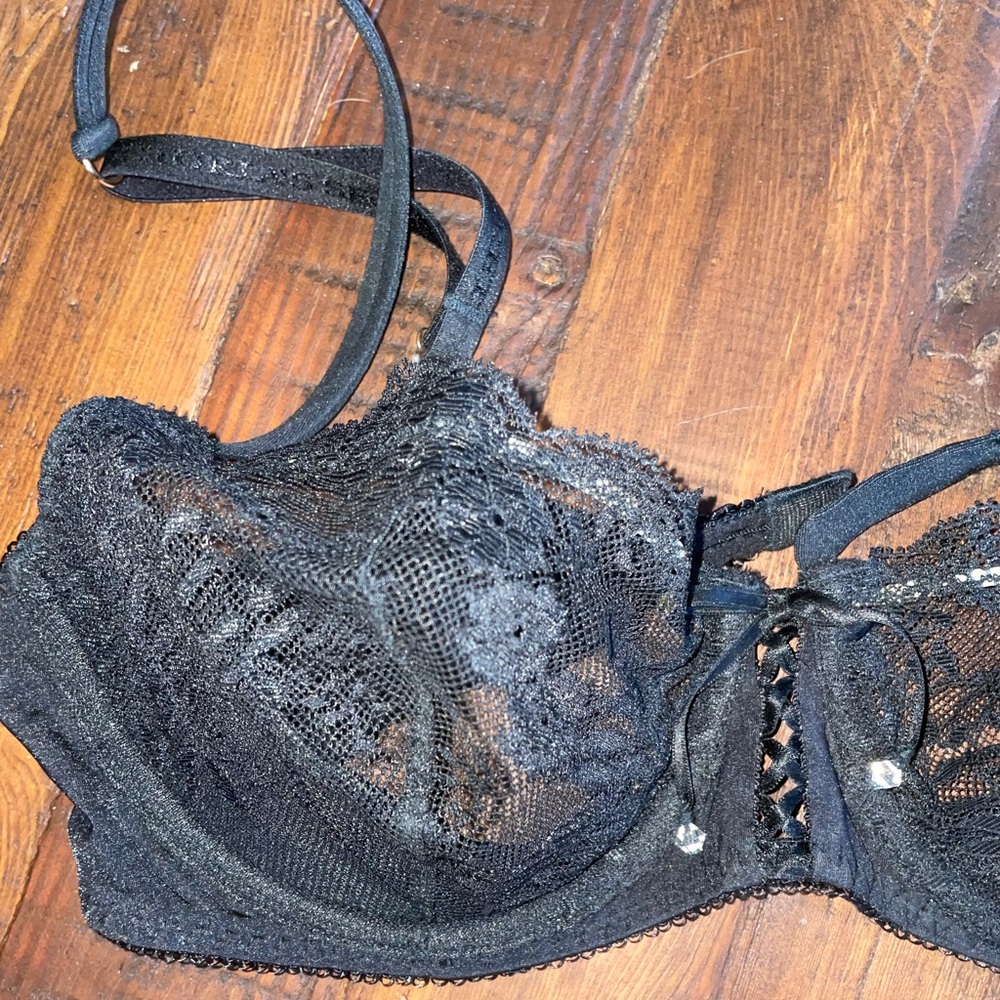 Beautiful Black Lacey Victoria Secret Bra